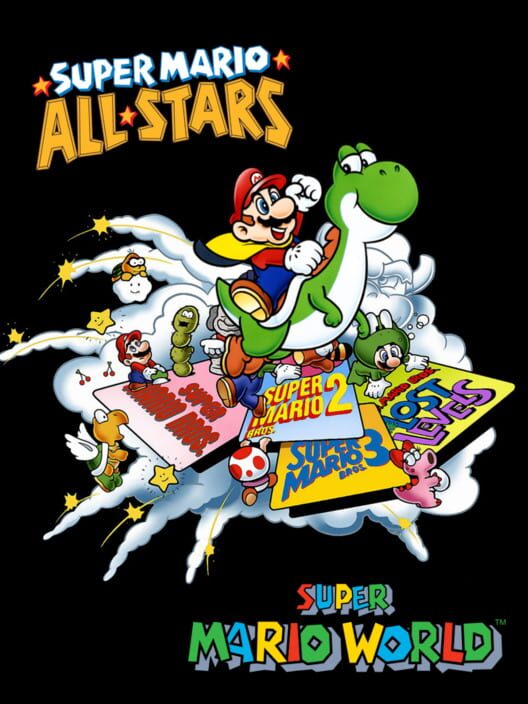 Super Mario All-Stars/Mario World W/Man - SNES