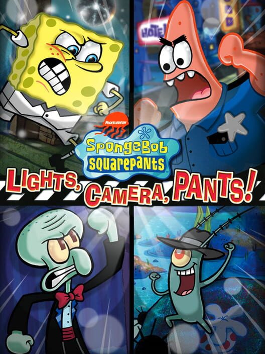 Spongebob Squarepants Lights Camera Pants! - PS2